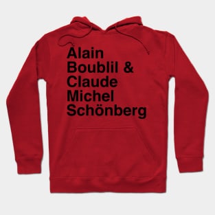 Alain Boublil and Claude-Michel Schönberg Hoodie